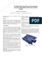 Robust and Efficient Multi-Object Detection and Tracking For Vehicle Perception Systems Using Radar and Camera