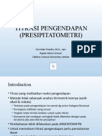 TITRASI PENGENDAPAN (PRESIPITATOMETRI) - KOKO Fix