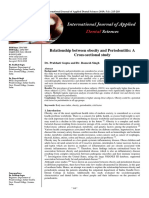 Relationship Between Obesity and Periodontitis