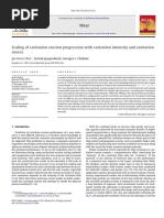 Scaling of Cavitation Erosion Progression With Cavitation Intensity and Cavitation Source