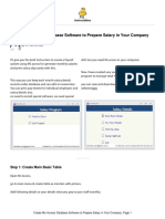 Create Ms Access Database Software To Prepare Sala