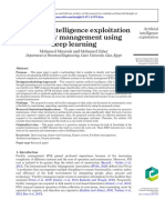 Arti Ficial Intelligence Exploitation in Facility Management Using Deep Learning