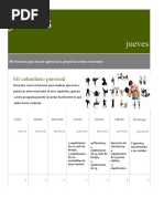 Calendario Ejercicios