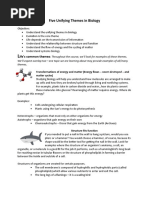 Ch. 1 Part 3 - Five Unifying Themes in Biology