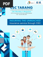 CSC Tarang: Insuring The Unreached