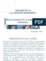 Analisis de La Valoracion Aduanera I Mci