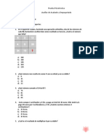 Prueba Auxiliar de Acabado y Empaquetado