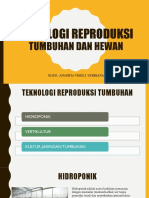 TEKNOLOGI REPRODUKSI Tumb Dan Hewan