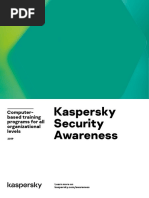 Kaspersky Security Awareness: Computer-Based Training Programs For All Organizational Levels