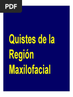 Quistes de La Región Maxilofacial PDF