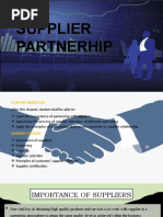 Chapter 6. SUPPLIER PARTNERSHIP TQM