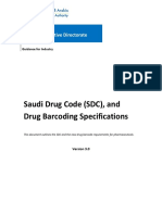 Saudi Drug Code (SDC), and Drug Barcoding Specifications