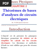 Signaux Physiques - Chapitre 2-Theoremes de Bases D'analyses de Circuits Electriques-1 PDF