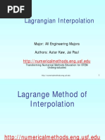 Mws Gen Inp PPT Lagrange PDF