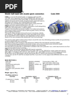 Etna Eurmask: Model: Half Mask With Double Quick Connection Code 2000