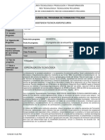 Esp Gestión de Asistencias Agropecuaria