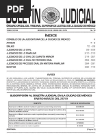 Boletín 30 de Enero de 2019