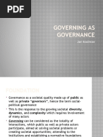 Governing As Governance Kooiman