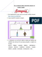 Actividad para La Semana Diez