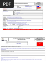 Hoja de Seguridad Vistony (Limpia Contacto)