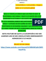 Mis Derechos Como Consumidora o Consumidor, Riesgos y Oportunidades en El Contexto Global