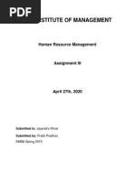 Pratik Pradhan-HRM-Assignment 3 PDF