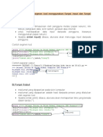 Nota 3.1.3 (Fungsi Input Dan Output)