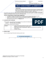 Module 1: Self-Discovery & Identity: Introduction and Focus Questions