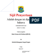 Sijil Penyertaan Kedap