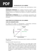 Propiedades de Los Alambres