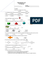 THIRD PERIODIC TEST IN MATHEMATICS WITH Tos