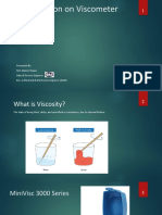 Presentation On Viscometer