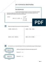 Operaciones Con Decimales 7 Santillana