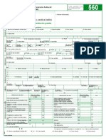 Formulario DAV 560-2013