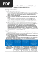 Module 1: Course Orientation: Name of Member: Rhisia R. Noel Date of LAC Session: Sept. 21, 2020 (Monday)