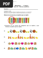 Guía N°35 - 1° Matemática S26 Adaptar