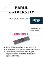 Parul University: Pin Diagram of 8086