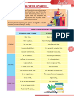 Expressions Related To Opinions: Express Opinions in English Personal Point of View General Point of View