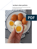 Cómo Hacer Un Huevo Duro Perfecto PDF