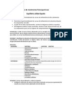 Práctica. Determinación Del Equilibrio Solido-Liquido