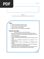 Lesson 1: General Concepts and Historical Developments in STS