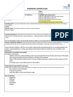 Shanghai Lesson Plan