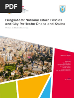 Research Report Bangladesh National Urban Policies and City Profiles For Dhaka and Khulna