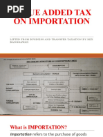 Chapter 2 Value Added Tax On Importation