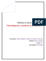 Referat La Psihodiagnoza