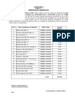 Annexure Ii Form A' Essentiality Certificate: Signature and Designation of Authorized Medical Attendant