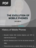 Theevolutionofmobilephones 130717000054 Phpapp01 PDF