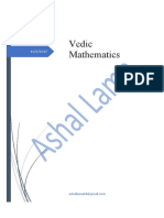 Vedicmathematics