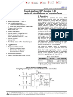 ADS1118 Ultrasmall, Low-Power, SPI™-Compatible, 16-Bit Analog-to-Digital Converter With Internal Reference and Temperature Sensor