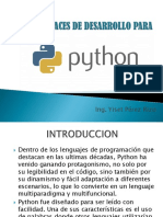 Interfaces de Desarrollo para Python PDF